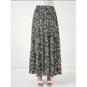 Big Dart Maxi Gekleed Comfortabele Pasvorm Rok