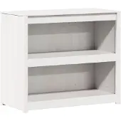 vidaXL Buitenkeuken kast MEPPEL, 2 stuks, wit, massief grenenhout