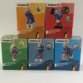 Schleich 5 Smurfen in doosje met Belgische vlag (promotie)