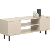 KOBI RTV kasjmier 155 cm zwarte poten