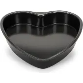 Patisse Herzform 20 cm schwarzer Stahl