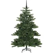 vidaXL - Kunstmatige - Hinged - Kerstboom - Groen - 150 - cm - PVC - en - Staal
