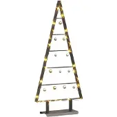 vidaXL Metalen kerstboom Zwart 90 cm Staal