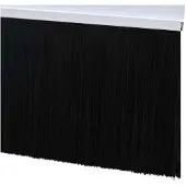 vidaXL Zelfklevende Deurborstels 2 st Wit 100 cm Aluminiumlegering