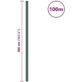 vidaXL Worteldoek 4x100 m polypropeen groen