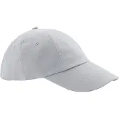 Beechfield Zware Katoenen Boorpet met Laag Profiel (Lichtgrijs)
