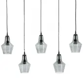 Furnilux Orion hanglamp zwart ijzer en