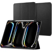 Spigen Urban Fit Apple iPad Pro 13 (2024) Hoes Book Case Zwart