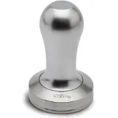 Lelit tamper, 57,35mm, plat, zilver