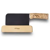 Roselli Chinese Chef Knife R730 Carbon Steel, Curly Birch, Chinees koksmes, 15.5 cm