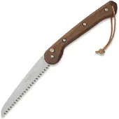 Woxna Ljusnan 113018 Foldable Saw, walnoothout, roestvast staal, vouwzaag, 18 cm