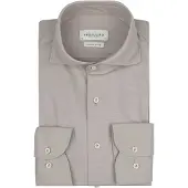 Profuomo Overhemd 'Japanese Knitted' beige