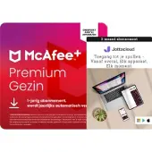 McAfee + Premium Family 1 Jaar Onbeperkt aantal apparaten + + Jottacloud onbeperkte cloudback-ups