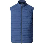 Hackett London Heren Ultra blauw vest (XXL), Casual, Polyester HM4000197