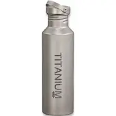 Vargo - Titan Wasserflasche - Drinkfles 650 ml, grijs/zwart