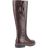Hush puppies Tallulah Leren Dames Bruine Laarzen