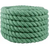 vidaXL Jute Touw Groen 100% Tossa jute