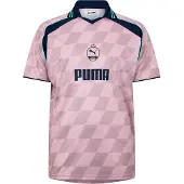 Puma Performance T-shirt met dambord voor heren (Mauve)