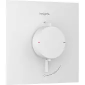 Hansgrohe Afbouwdeel ecostat comfort e inbouwthermostaat voor 1 functie mat wit