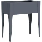 Westmann Vedura S, metalen balkonbak, antracietkleur