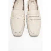 Forever & Always Morne Leren Loafers Dames