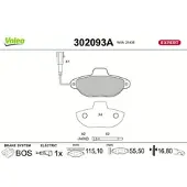 Valeo 302093A Remblokken