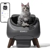 Catlink Open X - Open Top Zelfreinigende Automatische Kattenbak Grijs - -C08-G