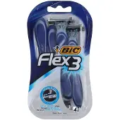 BIC Flex 3 Wegwerpscheermes voor mannen 4 St Geen data