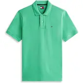 Tommy Hilfiger Heren Polo's & T-shirts Tjm Reg Ess Polo Ext - Groen - Maat L