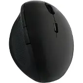 Logilink ID0139 Ergonomische muis Radiografisch Optisch Zwart 6 Toetsen 1600 dpi Ergonomisch