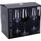 Atmós Fera Wijnglazenset Rode Wijn 6-delig 465ml Transparant transparant Glas
