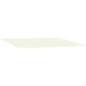 vidaXL Vervangingsdoek voor zonnescherm Crèmekleurig 600 × 300 cm