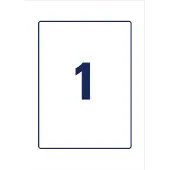 Avery Zweckform Positioneeretiket Avery 8003 220x160mm bedrukt 5 stuks