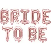 Party Deco Partydeco - Folieletters Bride To Be Rose Gold