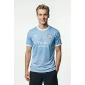 Puma Tricot 'Manchester City Heimtrikot 2026/27' cyaan blauw / wit