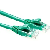 ACT CAT6 UTP, 0,50 meter, 0,5 meter, RJ-45 connector, RJ-45 connector, groen