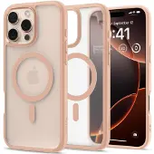 Spigen Ultra Hybrid Backcover MagSafe voor de Apple iPhone 16 Pro Max - Frost Rose Titanium