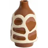 Light & Living - Vaas SINICE - Bruin - 15x15x24 cm