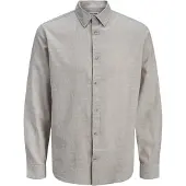 Jack & Jones Esummer Linen Blend Overhemd Met Lange Mouwen