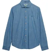 Superdry Overhemd lichtblauw