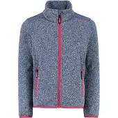 CMP - Girl's Jacket Jacquard Knitted - Fleecevest 116, grijs