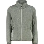 CMP - Girl's Jacket Jacquard Knitted - Fleecevest 140, grijs
