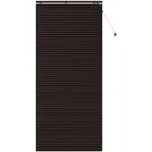 vidaXL Venetiaanse jaloezie Donkerbruin 110 x 250 cm 35 mm