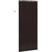 vidaXL Venetiaanse jaloezie Donkerbruin 105 x 250 cm 35 mm