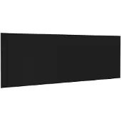 vidaXL Hoofdbord wandmodel 240x1,5x80 cm bewerkt hout zwart