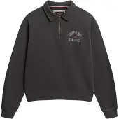 Superdry Sweatshirt grijs / lichtgrijs / rood