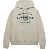Superdry Sweatshirt crème / navy