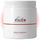 Vaud Vitamin C Buffered - 1000mg Calciumascorbaat Poeder - Mild voor de Maag & Weerstand - 150g 200 g