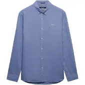 Superdry Overhemd saffier