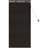 vidaXL Venetiaanse jaloezie Donkerbruin 60 x 130 cm 35 mm